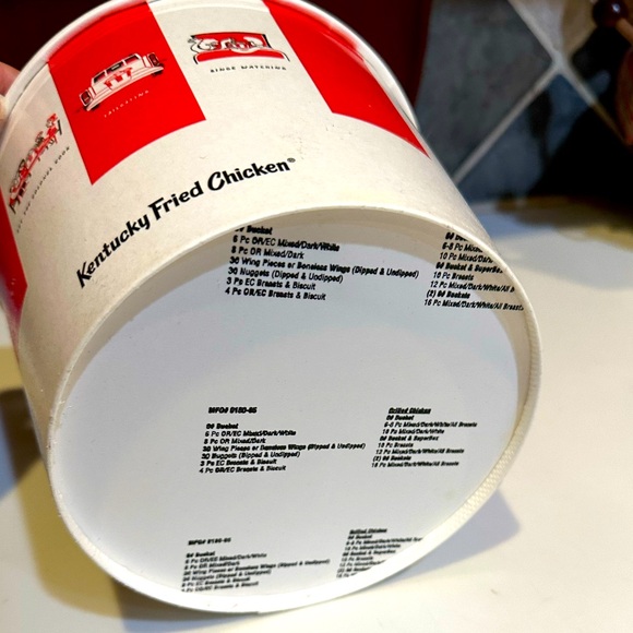 2015 KFC KENTUCKY FRIED CHICKEN BUCKET LID COLONEL SANDERS 5.5x7.25” COLLECTIBLE - Picture 11 of 12